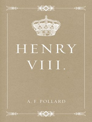 cover image of Henry VIII.
